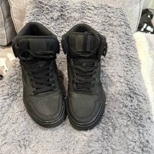 Supra Black High-Top Sneakers
